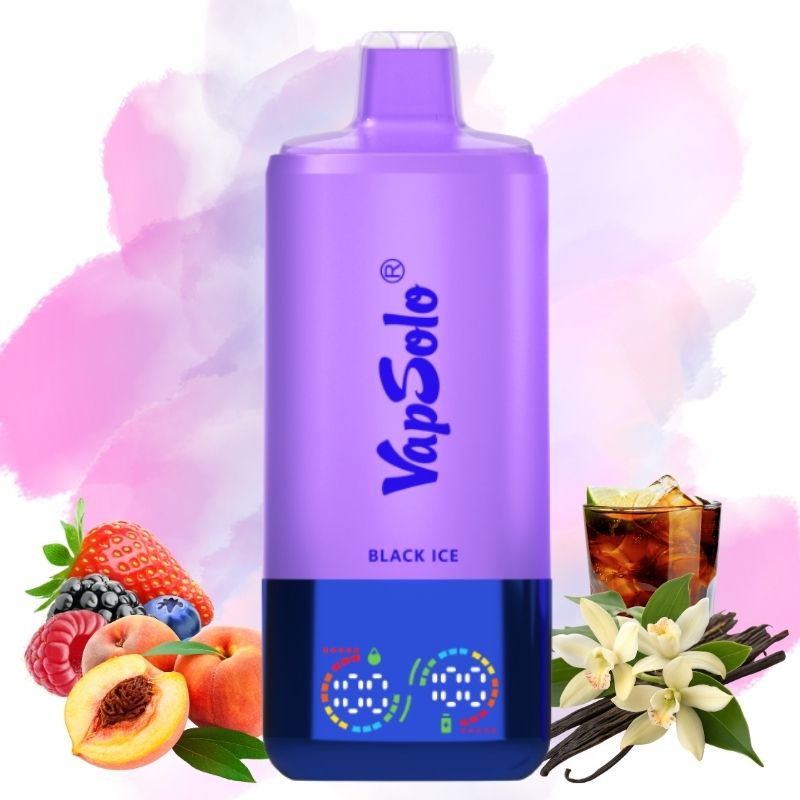 Vapsolo Triple Pro 60000 Peach Berry & Black Ice & Starwberry Vanilla Coke - Vapsolo Nederland Vapsolo Triple 60000 Strawberry Vanilla Coke & Blueberry Raspberry & Lemon Lime (Copy)