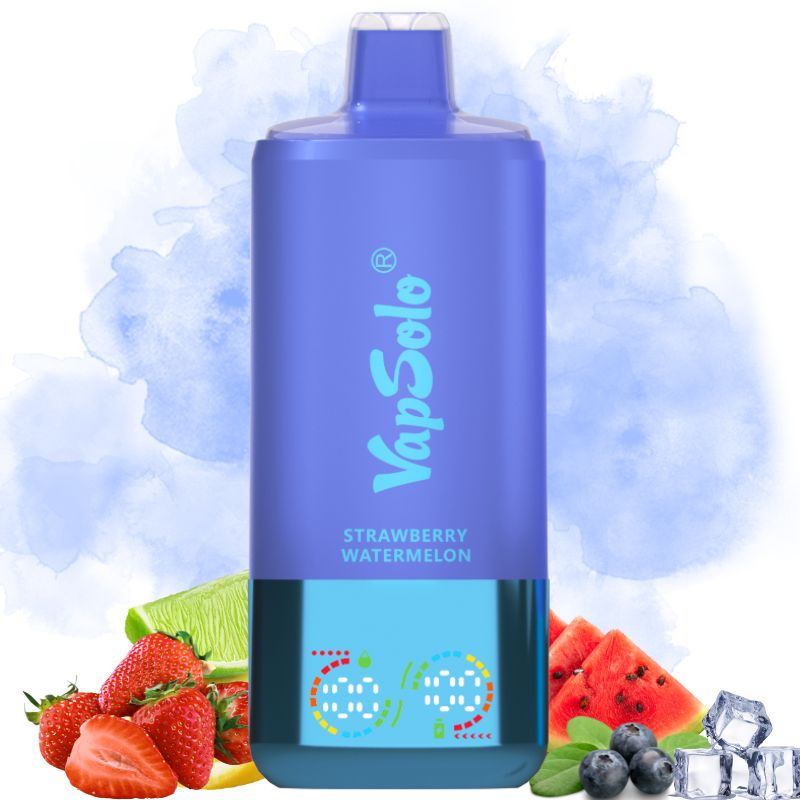 Vapsolo 60000 Lemon Lime & Strawberry Watermelon & Blueberry Ice - Vapsolo Nederland Vapsolo Triple 60000 Watermelon Ice & Red Bull & Strawberry Kiwi (Copy)